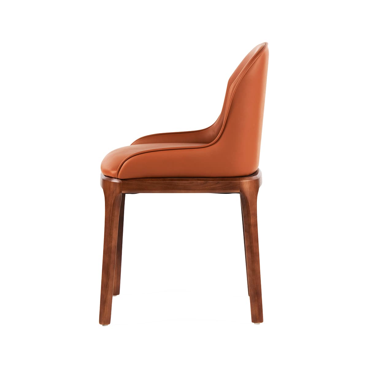 Luke Dining Chair with Small Arm Tan - 3