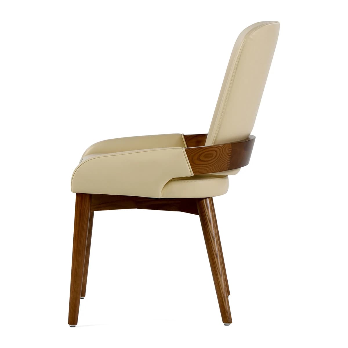 Curvy  Beige Dining Chair  - 3