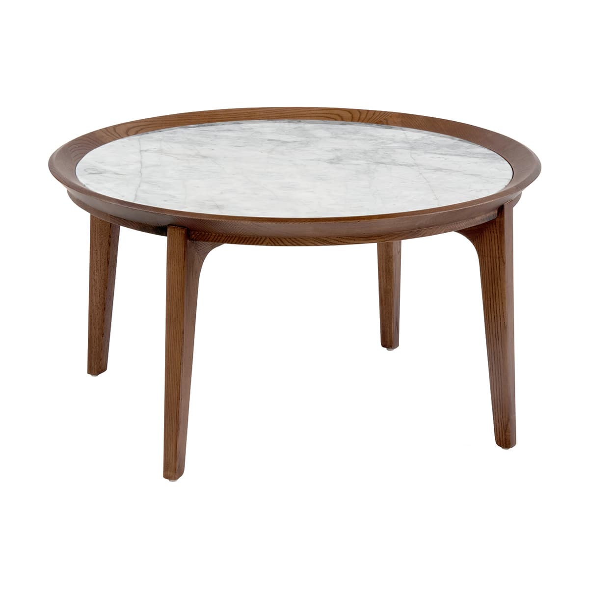 Domi Marble & Walnut Coffee Table  - 2
