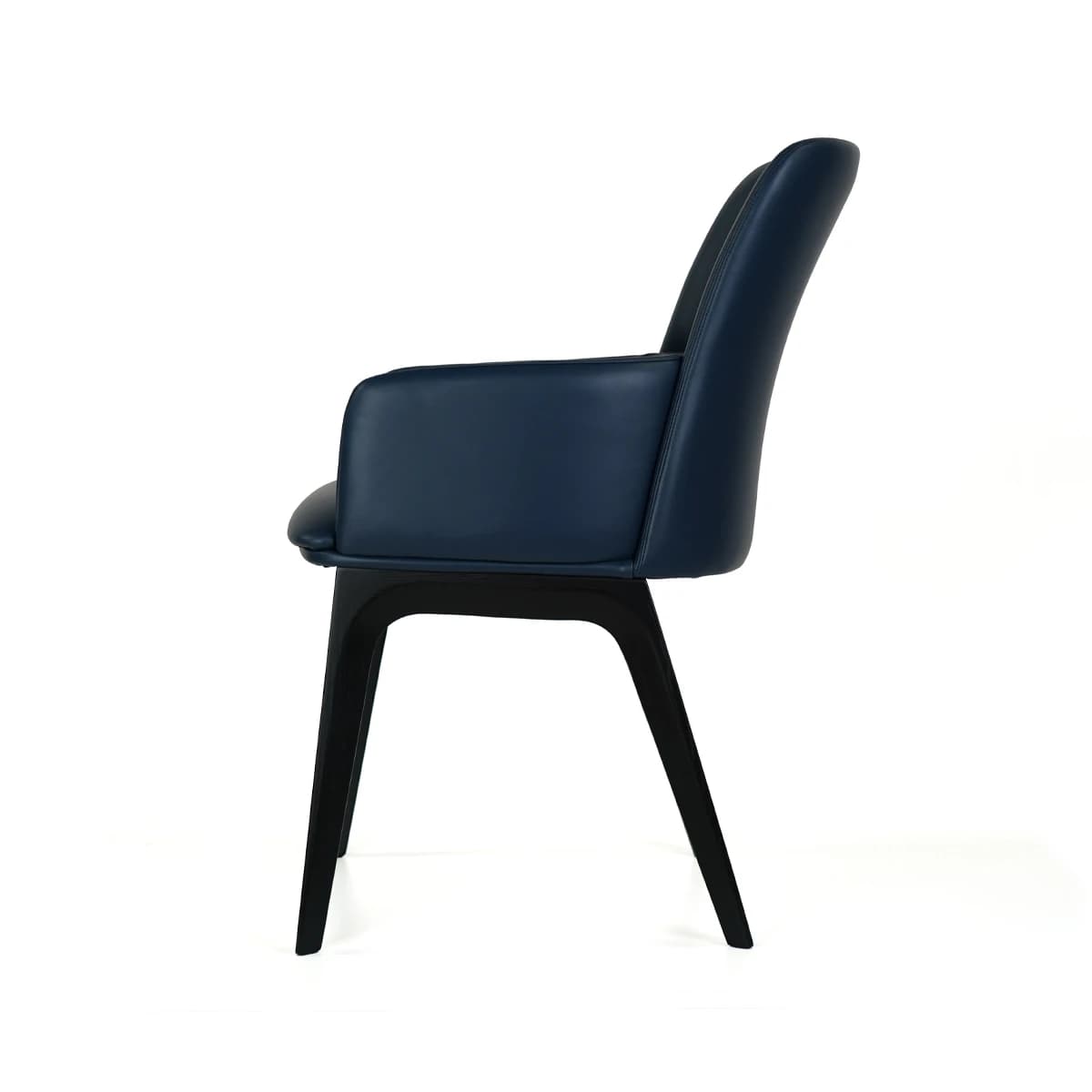 Windsor Teal Leather Dining Chair  - 2