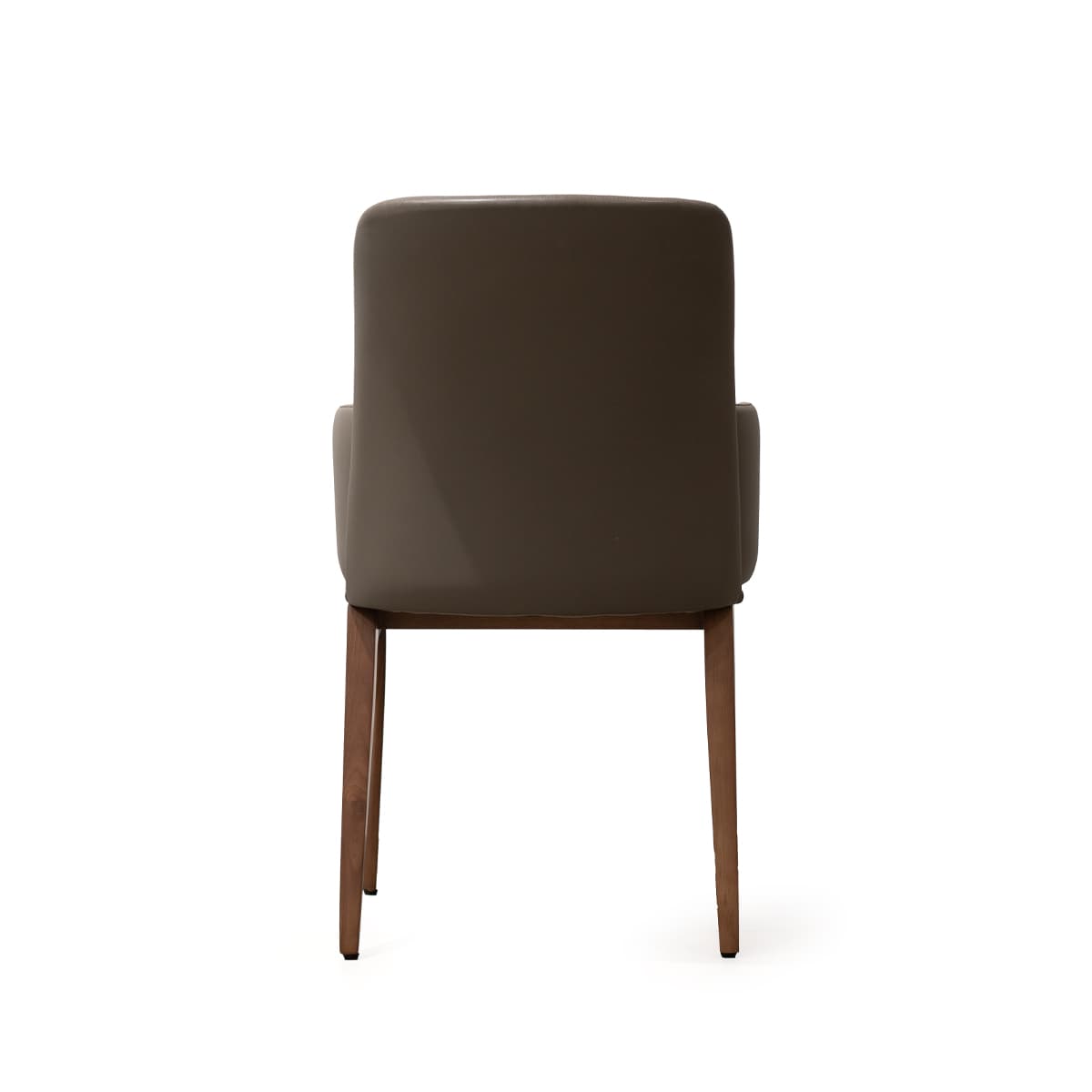 Windsor Khaki Leather Dining Chair  - 5