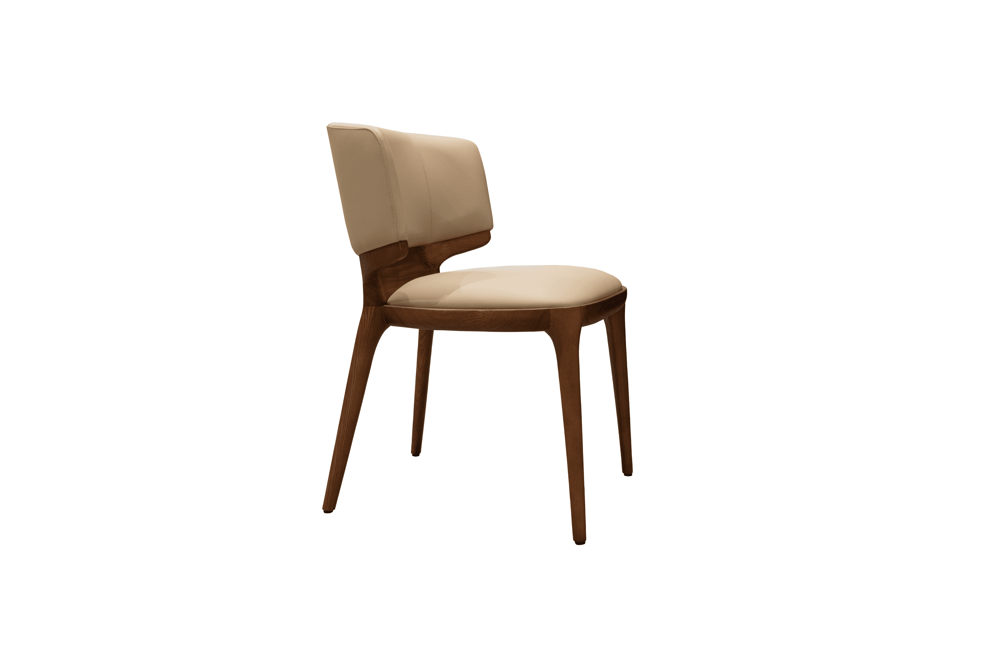 Kanso PU Beige Dining Chair  - 2