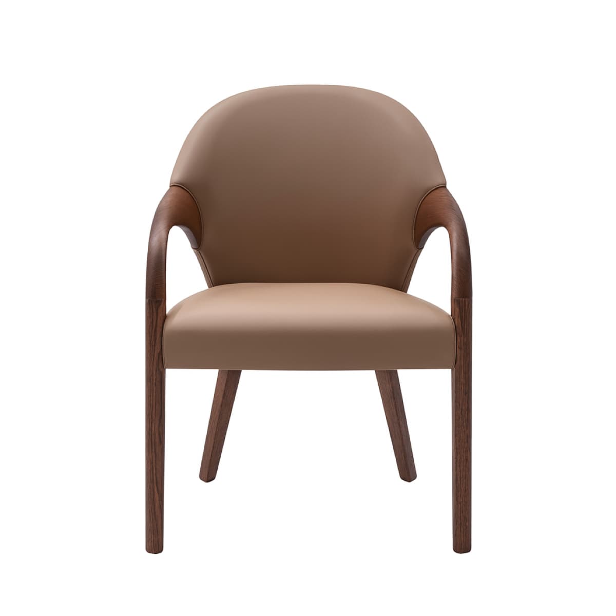 Convene Skin Leather Dining Chair